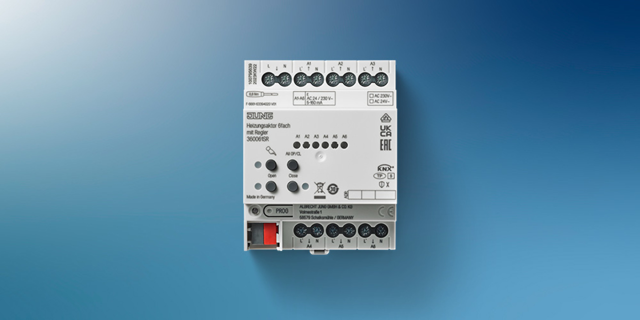 KNX Heizungsaktor 6-fach bei Steuer- und Regeltechnik GmbH Wettin in Wettin-Löbejün/ OT Wettin