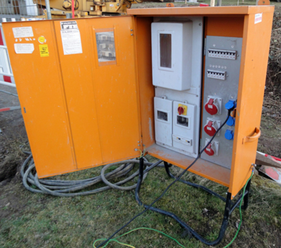 Baustromkasten bei Steuer- und Regeltechnik GmbH Wettin in Wettin-Löbejün/ OT Wettin