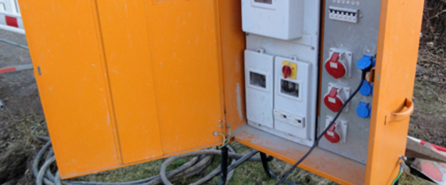 Baustrom bei Steuer- und Regeltechnik GmbH Wettin in Wettin-Löbejün/ OT Wettin